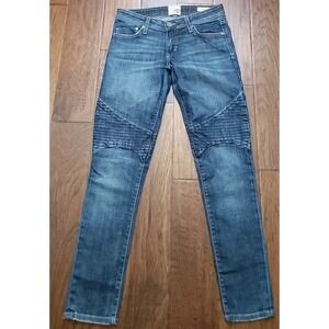 Dylan George Cara Low Rise Skinny Women's Ring Spun Denim Blue Jeans Sz 29x29